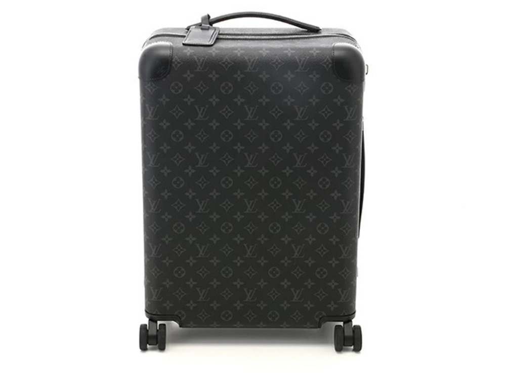 LOUIS VUITTON Horizon Carry on Suitcase Travel Bag Monogram Eclipse Black